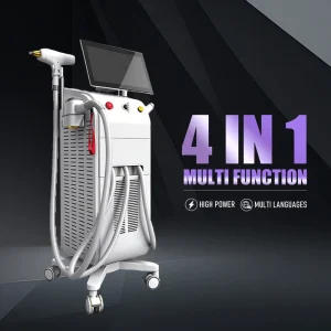 OEM 4 in 1 Beauty Machine Diode Laser Hair Removal IPL Nd YAG RF Painless Skin Rejuvenation Multifunction Aesthetic Equipment