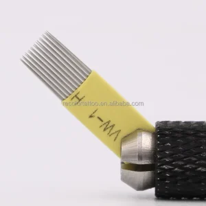 OEM 9/15/17/19/21 Pin Microblading Shading Blade Tattoo Needle Double Row Microblading Needle for 3D Fog Eyebrow & Lip Tattoo