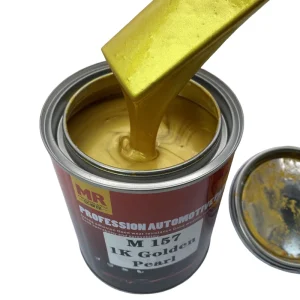 OEM Available Auto Refinish 1K Paint Coat Paint 1K Golden Pearl Car Paint Acrylic Resin Spray Liquid Coating
