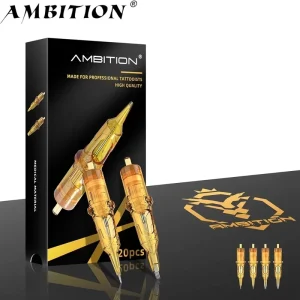 OEM CE Certification 20pcs 0.25 0.3 0.35mm Round Liner Shader Magnum Tattoo Cartridge Needles 1RL 3RL 5RL 7RM 9RM