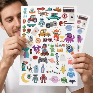 OEM Children Cartoon Temporary Tattoo Stickers Water Transfer Skin-Safe Fake Tattoo for Birthday Party Supplies