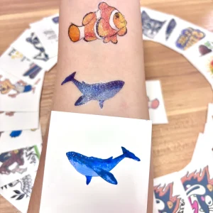 OEM Custom Kids Temporary Tattoo Stickers Waterproof Non Toxic Bulk Factory
