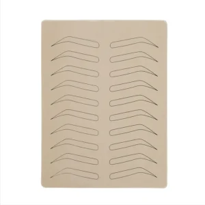 OEM Disposable Double-Sided Latex Skin Eyebrow Stencil Permanent Makeup Tattoo Practice Accessories for Body Art