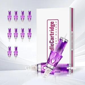 OEM Disposable Stainless Steel 100% Sterilized 10Pcs/box Professional Permanent Makeup Tattoo Needle Cartridge
