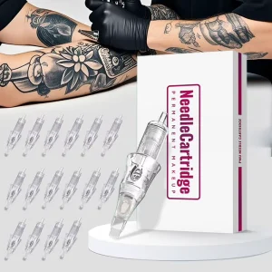 OEM Disposable Stainless Steel Tattoo Needle Cartridges Super Tight Sharp V6 Permanent Makeup Cartridge