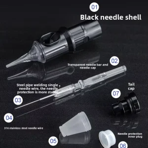 OEM Factory Supplies Professional Disposable Tattoo Cartridge Needles for Tattoo Machine Eyebrow Tattoo
