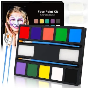 OEM Halloween Non Toxic Water Based Face Paint Kit Long Lasting Vegan Body Painting for Children’s Costume