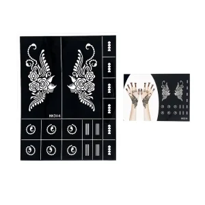 OEM Henna Tattoo Sticker Black Sticker Henna Temporary Hand Tattoos Sticker