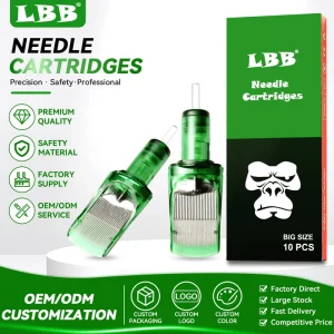 OEM LBB Big Size Tattoo Needle Cartridges Disposable Custom Tattoo Needles Body Art for Pen Machine