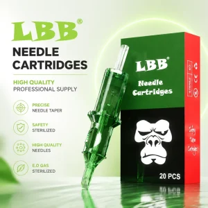 OEM LBB Green Membrane Tattoo Needle Cartridge RL RS RM Magnum Permanent Makeup Needle