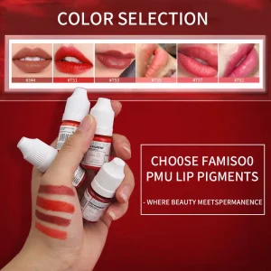 OEM Micro Permanent Makeup Pigment Organic Hybrid Colors PMU Cosmetic Tattoo Ink Micropigmentation Supply