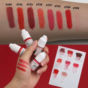 OEM Micro Permanent Makeup Pigment Organic Hybrid Colors PMU Cosmetic Tattoo Ink Micropigmentation Supply