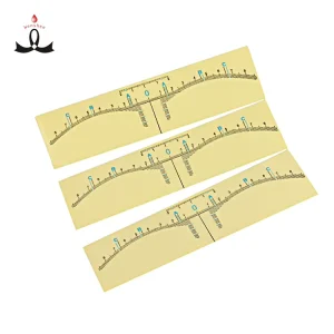 OEM Microblading Supplies Eyebrow Ruler Sticker Transparent Eyebrow Tools for Brows Shaping