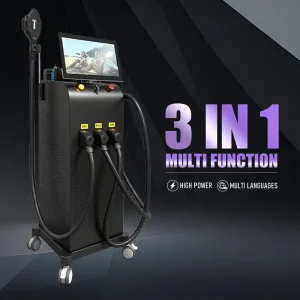 OEM Multifunction 3 in 1 Beauty Machine Diode Laser IPL Nd YAG Painless Hair Removal Pigment Removal Salon Equipment