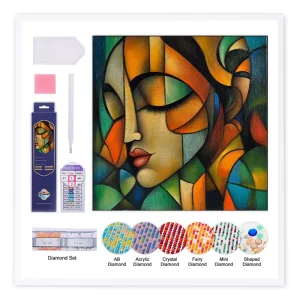 OEM New Design Artistic Custom Diamond Craft 5D DIY Portrait Crystal Diamond Painting Kit for Home Decor
