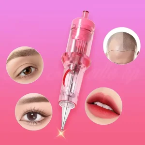 OEM ODM 0.2-0.25-0.3-.35-0.4mm 1RL 3RL 5RL 7RL 5F 7F Eyebrow Disposable Tattoo Cartridge Needle for Permanent Makeup