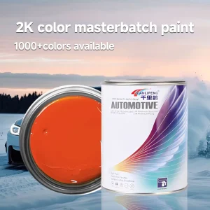 OEM ODM 2K Orange Red Auto Paint Tinter, High Coverage Automotive Refinish Paint for Car Body Repair