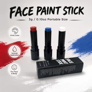 OEM ODM Black Cream Blendable Face Body Paint Stick Rainbow Colors For Adults Children Eye Use Non Toxic 3g Joker Costume Crayon