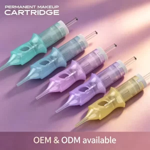 OEM ODM Disposable Tattoo Cartridge Needle 0803RL Permanent Makeup Needle Cartridge 20pcs/box for Body Art Permanent Application