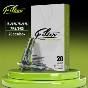 OEM ODM Filter Venom 20pcs Per Box RL RS Tattoo Cartridge Needle with Precise Positioning System