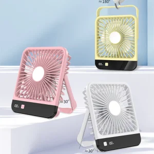OEM ODM Handheld Mini Fan 2.5W Brushed Motor 5V 1500mAh 5 Speed Eco Friendly Low Noise Outdoor & RV Use TYPE C