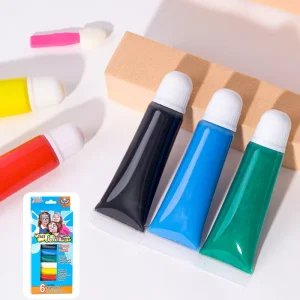 OEM ODM Kids Face Paint with Long lasting Crayons in 6 Colors for Carnival and Theatrical Use
