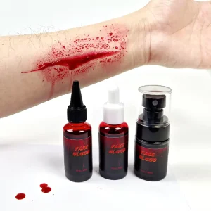 OEM ODM Non toxic Halloween Dark Spray Blood Washable SFX Makeup for Zombie Vampire Monster & Cosplay Fake Blood