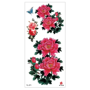 OEM Own Brand Customizable Temporary Fashionable Waterproof Tattoo Sticker Set with 7 9 Weeks Durability Sexy Lower Back Design