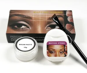 OEM Permanent Makeup Accessories Kit Microblading Supplies Lip Brow Shaping White Eyebrow Brow Mapping Paste Tools