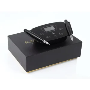 OEM Permanent Makeup Machine Kit Black Pearl Tattoo Machine for Eyebrow MTS PMU Beauty Electric Gun Type