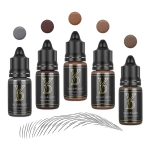 OEM Permanent Makeup Machine Liquid Pigment Ink Tattoo Ink for Academy Micropigmentation Training