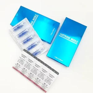 OEM Permanent Makeup Tattoo Needles Disposable Sterilized MTS Membrane Microneedle Cartridge for Derma Pen PMU Machine
