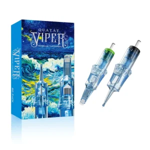 OEM Premium Disposable 316 Stainless Steel 100% Sterilized Eyebrow Tattoo Needle Cartridge with Membrane System