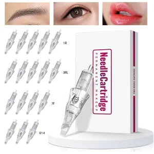 OEM Premium Disposable Stainless Steel Permanent Tattoo Needle Cartridges Custom 1rl 3rl 7F 5XF U14 Permanent