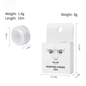 OEM Private Label Microblading Supplies Pmu Lip White Eyebrow Brow Shaping Mapping Paste Kit Tools with Mapping String