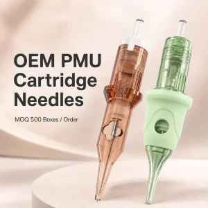 OEM Private Label PMU Cartridge Needles Professional Permanent Makeup Cartridges for Machine RL RS M1 RM F Sterilized Needles