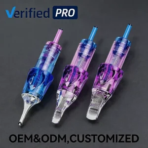 OEM Quality Professional Disposable Tattoo Needle Cartridge Factory Stainless Steel EO Gas Sterilized Custom Logo