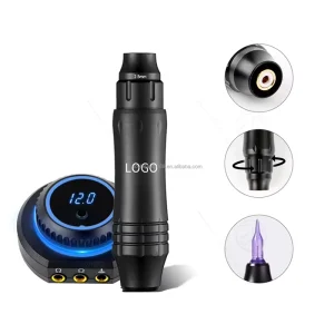 OEM Rotary Tattoo Pen Machine Permanent Makeup Machine Power Rotating Pen Needle Fit for Training Eyebrows Eyes Lips