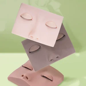OEM Silicone Practice Head Mold for Eyelash Extension Training Removable Eyelashes Eyelids Permanent Makeup Accessories