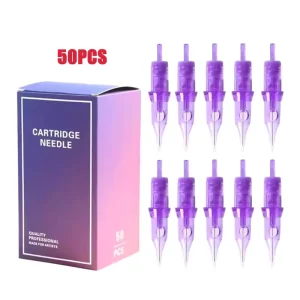 OEM Standard Size Disposable Tattoo Needle Cartridge 50PCS Tattoo Needle Eyebrow Permanent Makeup Needles RL 3Rl 5RL Supplies
