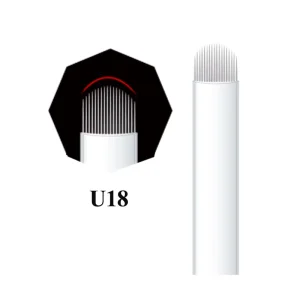 OEM Tattoo Eyebrow Needle Disposable Microblading U18 Blades for Permanent Makeup