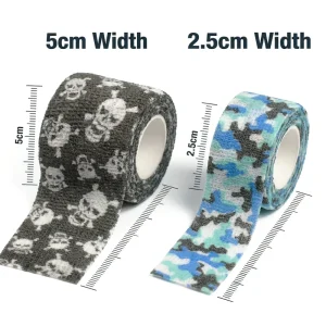 OEM Tattoo Grip Cover Pure Color Cotton Self Adhesive Wrap Comfortable Non Slip Handle Protection Hygienic Disposable Use