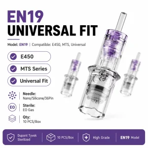 OEM Universal MTS Cartridge Needles for Permanent Makeup Tattoo Machine Compatible with E450 Dupont Tyvek Sterilized 10PCS Box