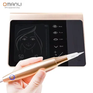 OM V40 Permanent Makeup Machine Kit for Eyebrow Tattoo Lip Eyeliner Microblading Pen Set Dermograph Make up Microblade Machine