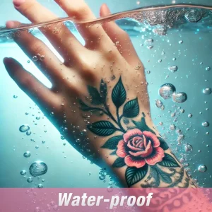Oem Premium Fake Water Based Sleeve Arm Hands Chest Leg Armband Neck Body Art Sticker Temporary Custom Tattoo