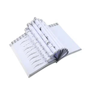 Offer! Practice Album Private Label Permanent Makeup Practice Training Book for Microblading Learner Learning