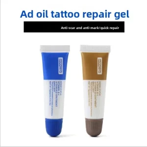 Oil Tattoo Embroidery Skin Repairing Gel Eyebrow Embroidery Touch Up Cream Lip Eyeliner Permanent Oil Tattoo Lip Repair Gel