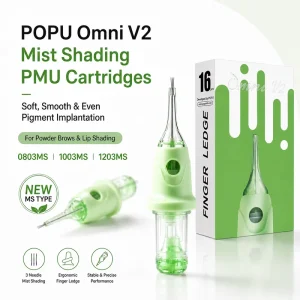 Omni V2 3MS Mist Shading PMU Cartridge Needles Open Bloom Tip for Powder Brows Lip Shading Permanent Makeup