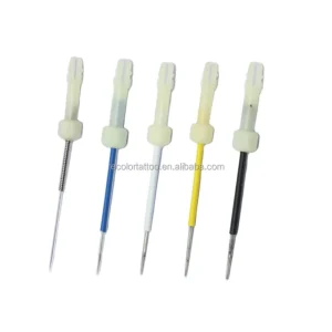 One Side & Double Sided Locked Dragon Needles (Stainless Steel) Multi-Size Eyebrow Tattoo Permanent Makeup Cartridge-Single Use