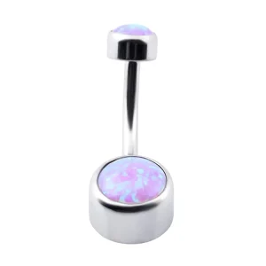 Opal F136 Titanium Belly Button Ring Body Jewelry Piercing Belly Opal Piercing Woman Belly Piercing Body Jewelry